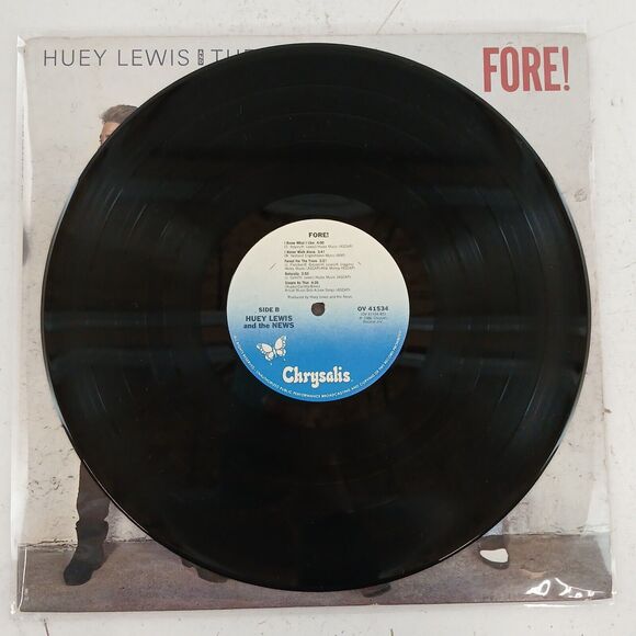 Huey Lewis and the News Fore! 1986 Vinyl Record Album LP Chrysalis OV-41534 - Picture 4 of 8